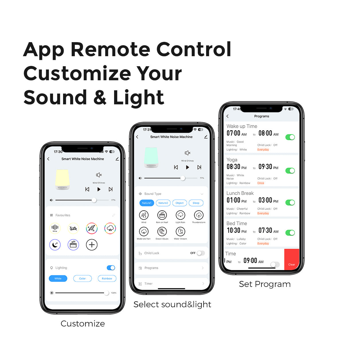 Smart Baby Sound Machine - App Remote Control