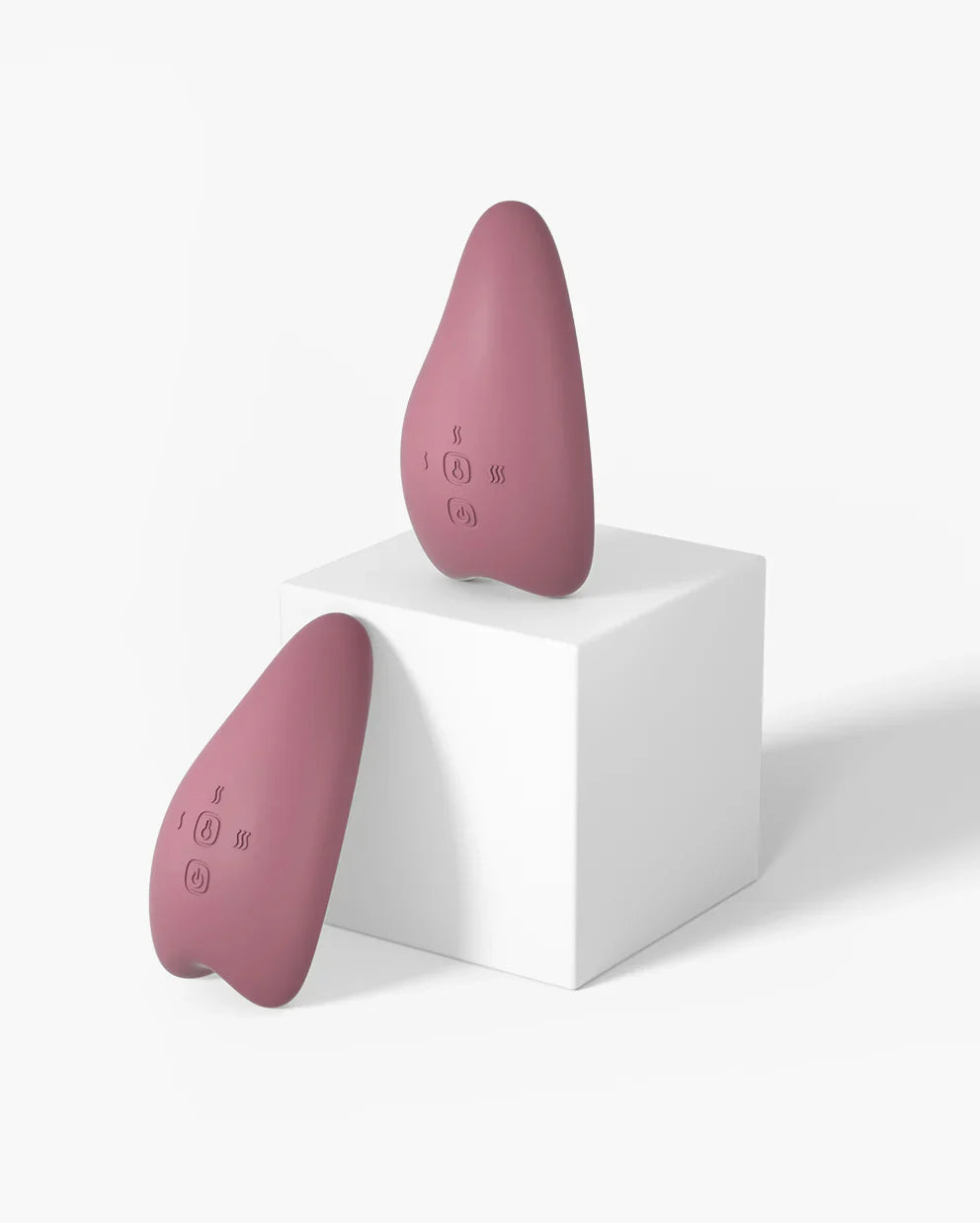 Double 2-in-1 Wärmender & vibrierender Brustmassager