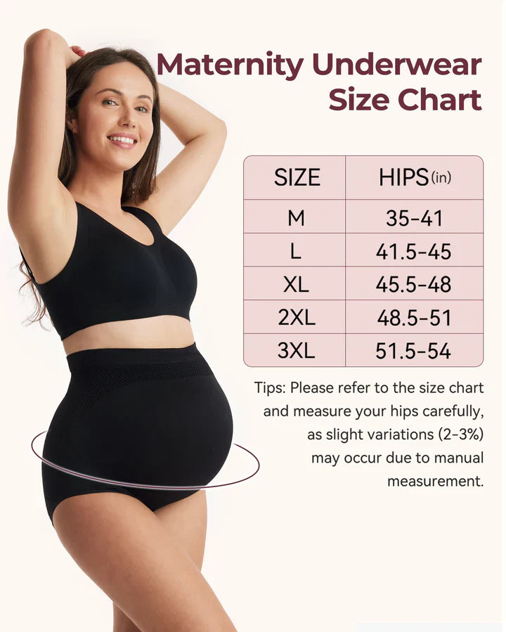 Culottes de grossesse taille haute sans coutures – maintien doux du ventre