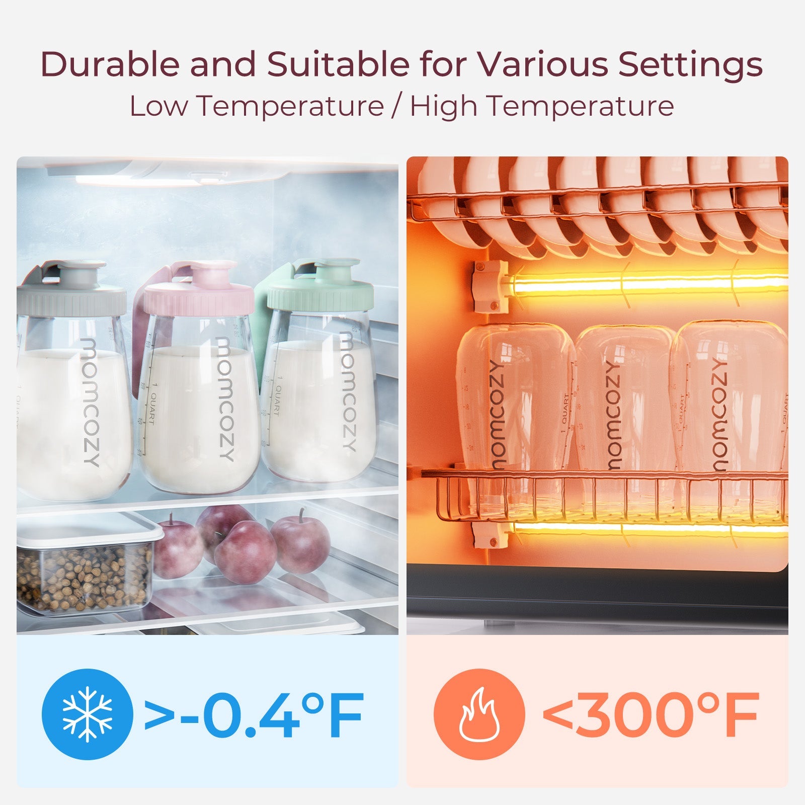 Momcozy Muttermilch-Aufbewahrungsbehälter