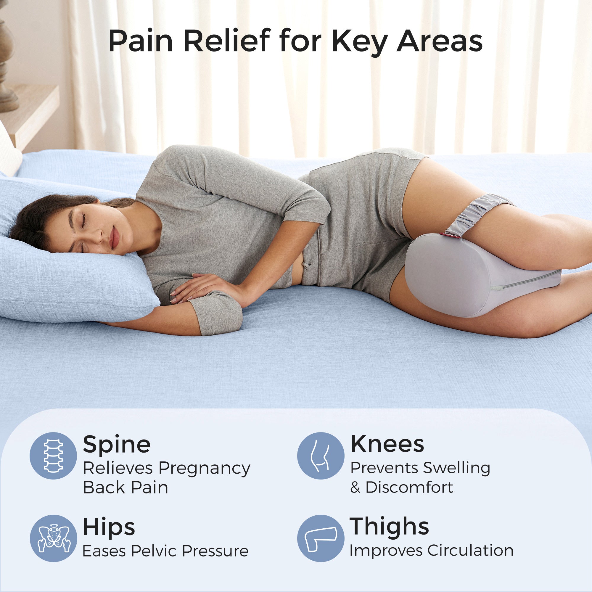 Momcozy Pregnancy Knee Pillow