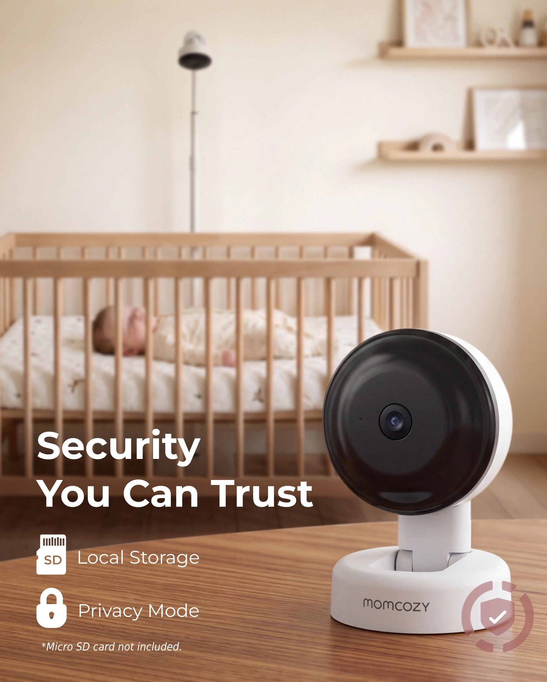 Momcozy Contact-Free Smart Baby Monitor (BM08)