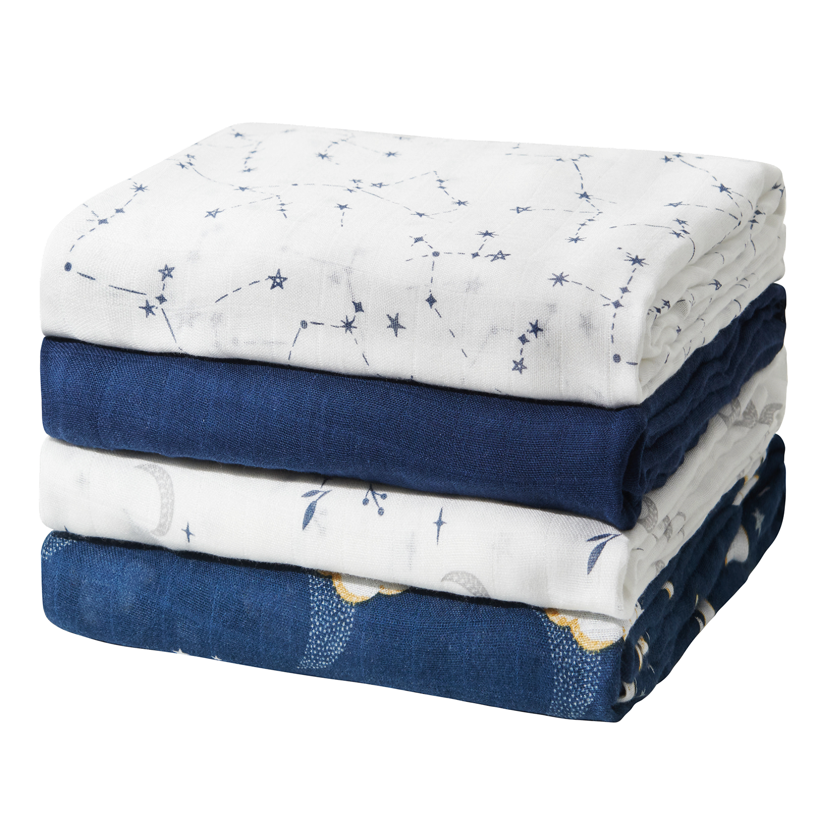Momcozy Soiltness Smouddle Couvertures - Fleur violette (2 pack)