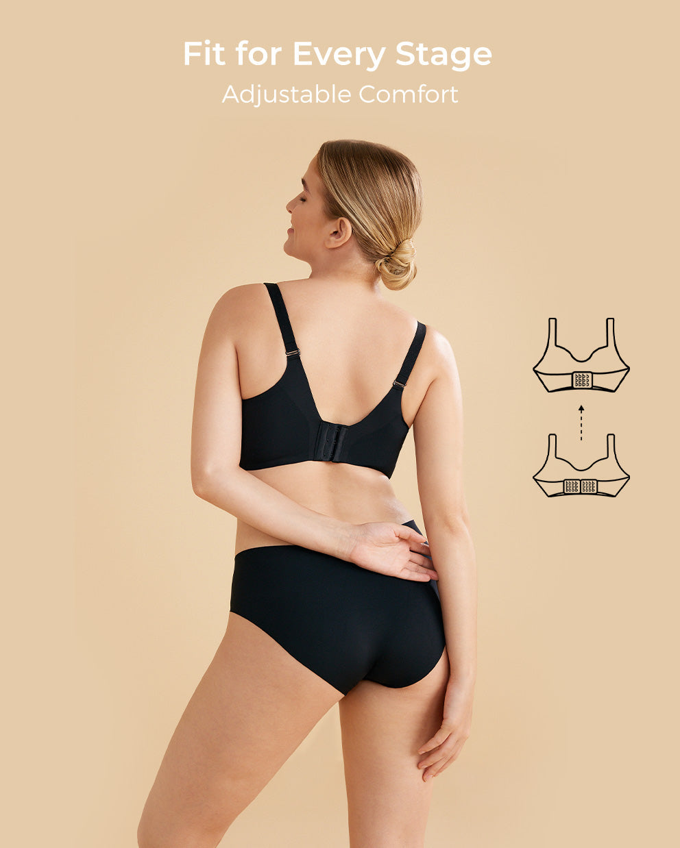 SMOOTH - Sujetador de lactancia ultrasuave y omni (pack de 2)