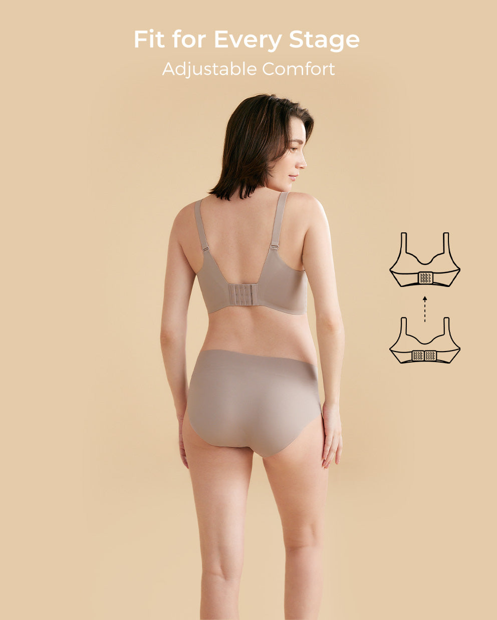 SMOOTH - Sujetador de lactancia ultrasuave y omni (pack de 2)