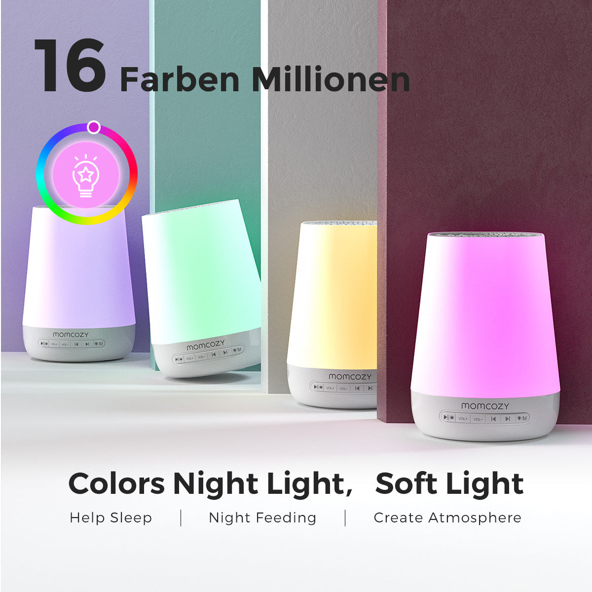Smart Baby Sound Machine - App Remote Control