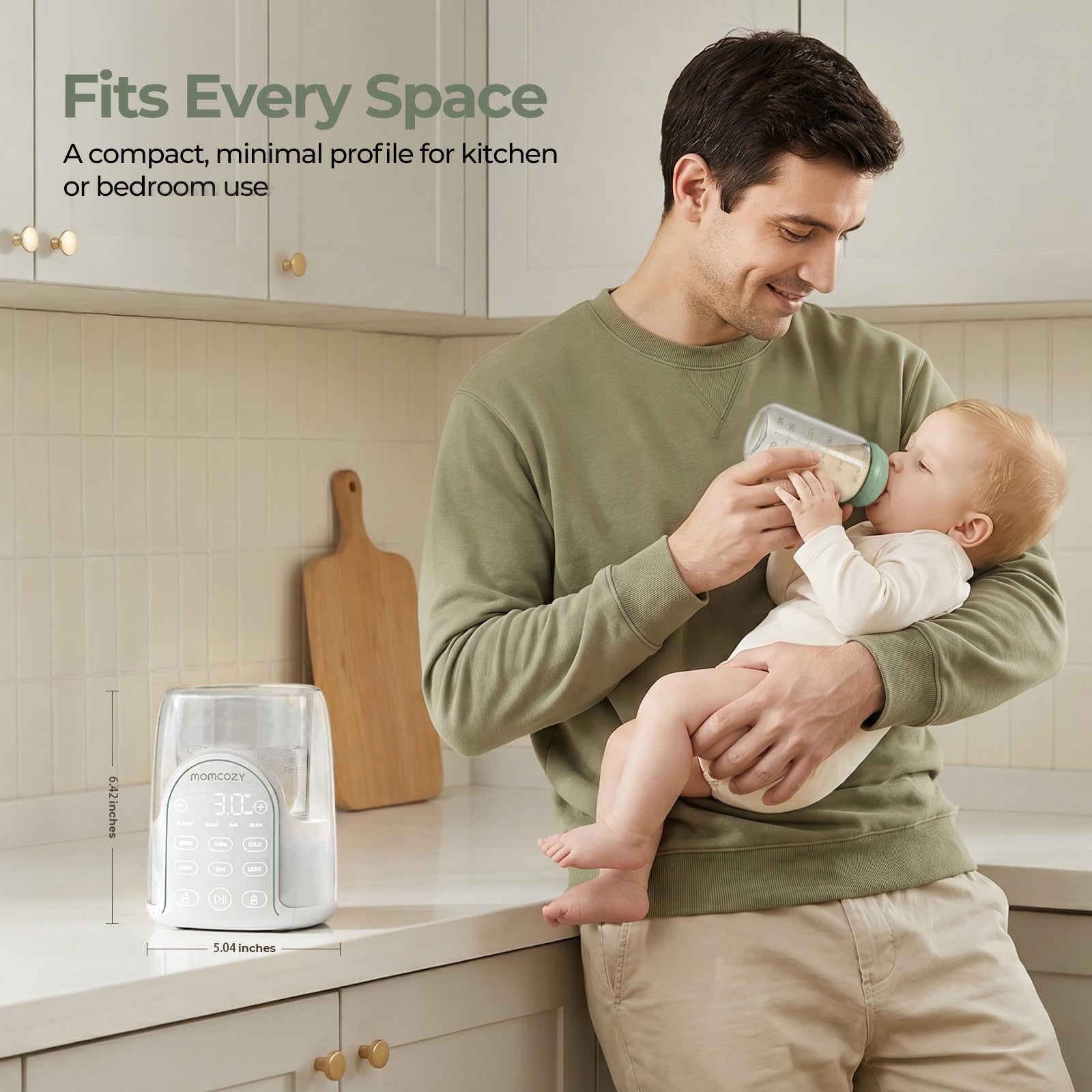 Momcozy Night Pro Baby Bottle Warmer - Night Feeding