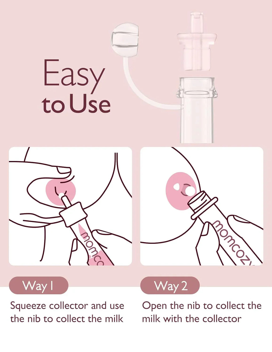 Recolector Reutilizable de Calostro y Leche Materna Momcozy