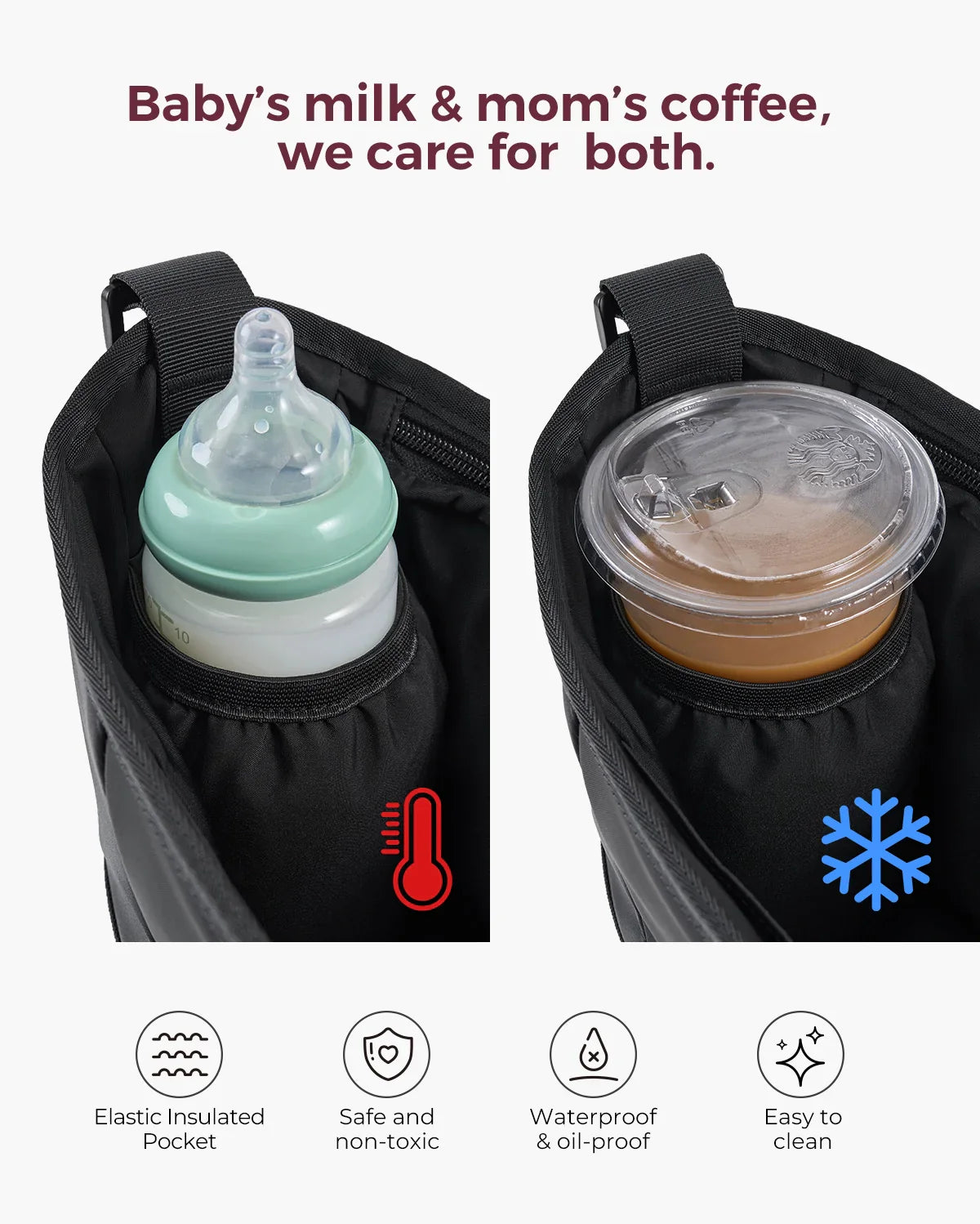Momcozy Universale Kinderwagen-Organizer