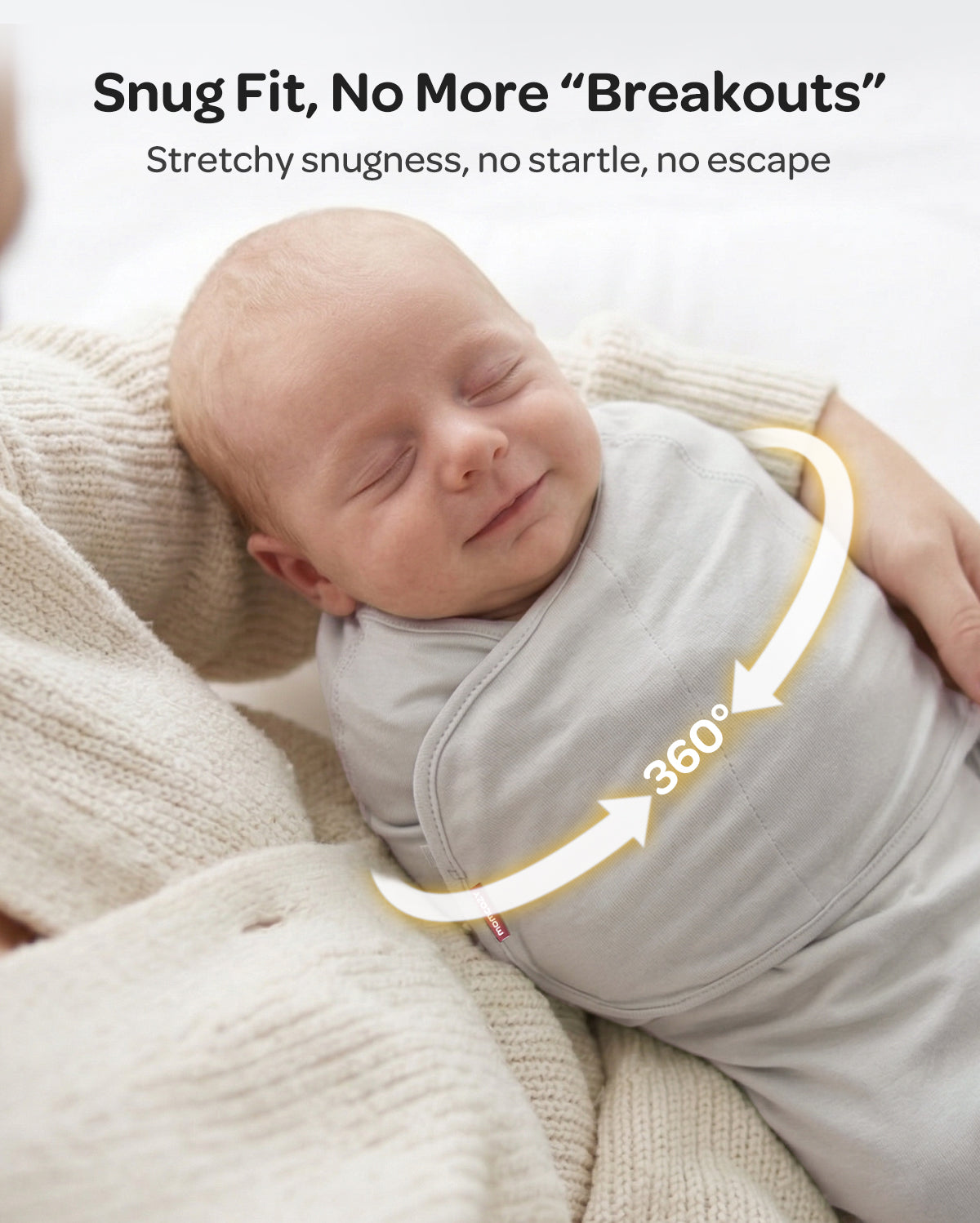 Mapas de bebé Momcozy Muslin Swaddle, 4 paquete