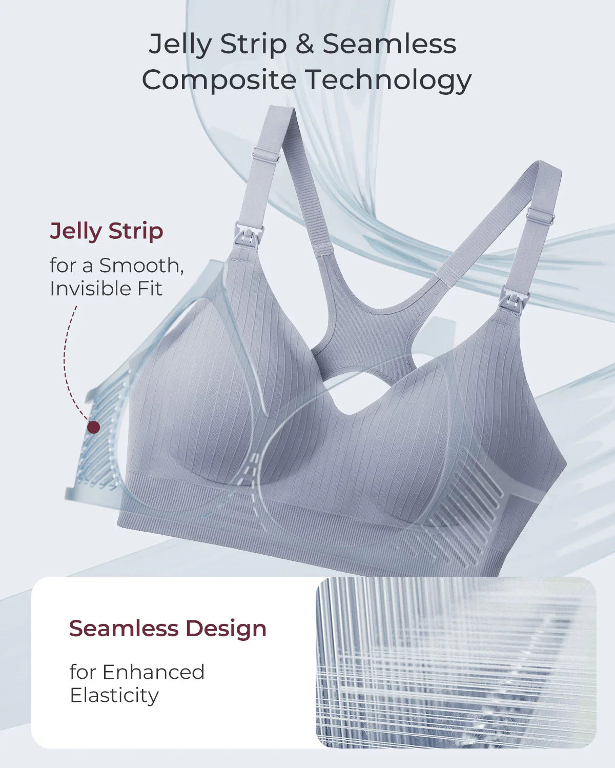 Momcozy CoolFit Biustonosz Sportowy do Karmienia – Racerback