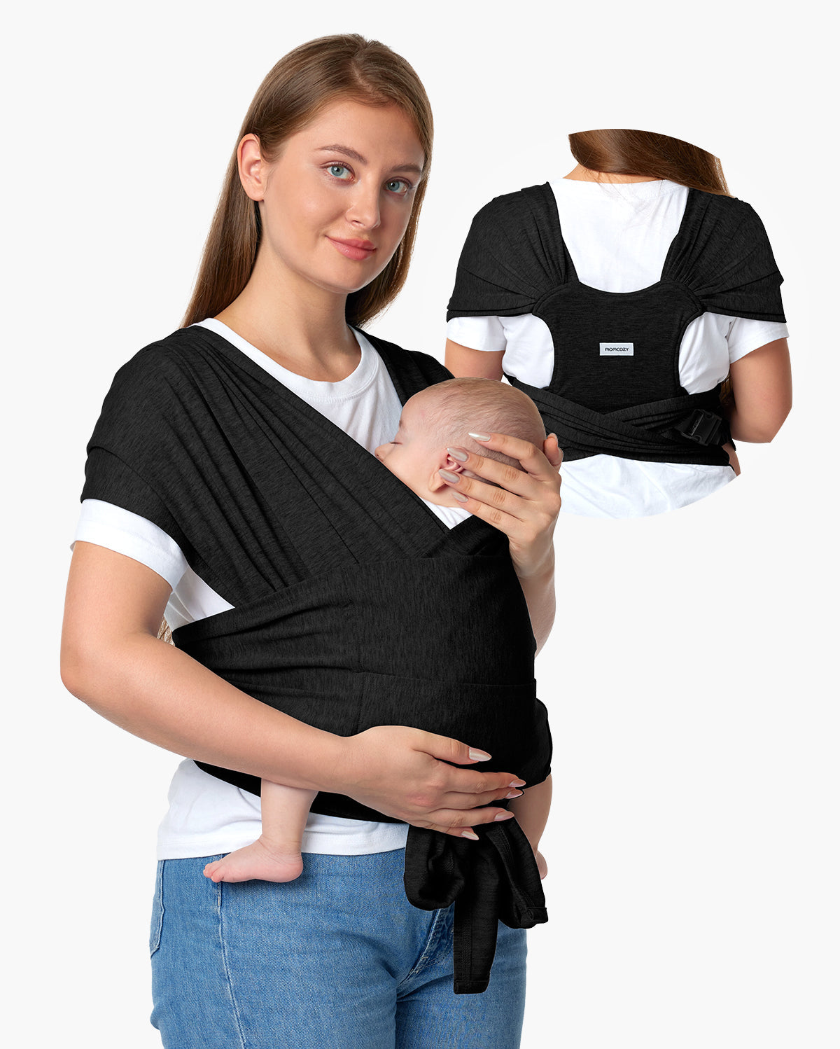 Fácil de llevar con las manos libres - Portabebés Wrap