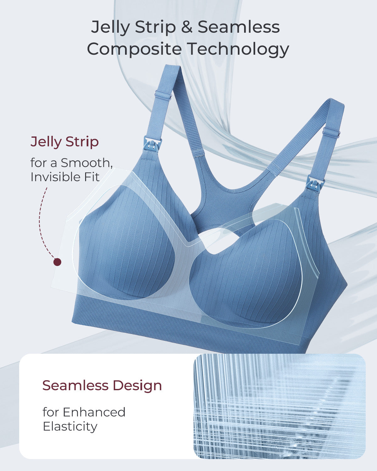 Momcozy CoolFit Biustonosz Sportowy do Karmienia – Racerback