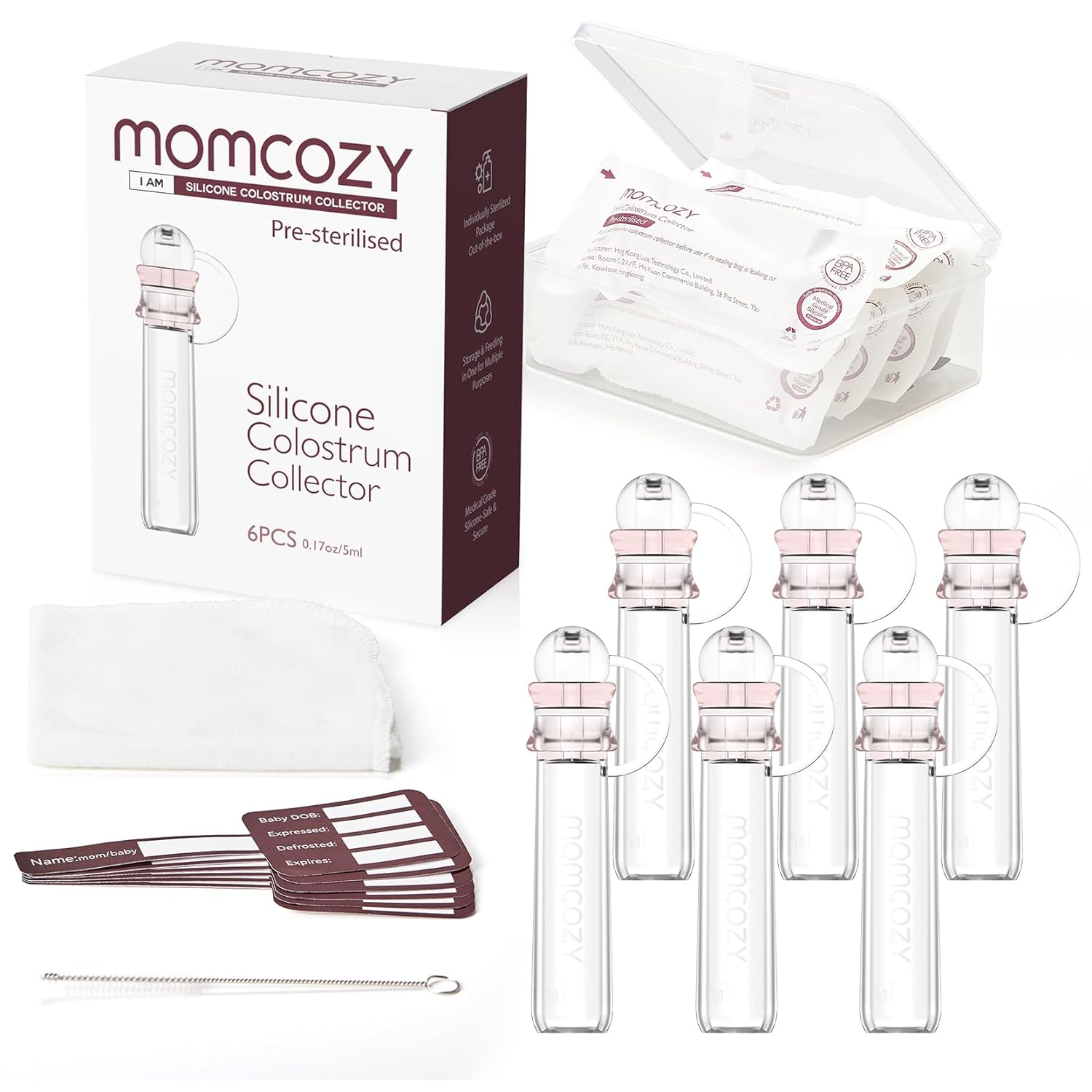 Recolector Reutilizable de Calostro y Leche Materna Momcozy