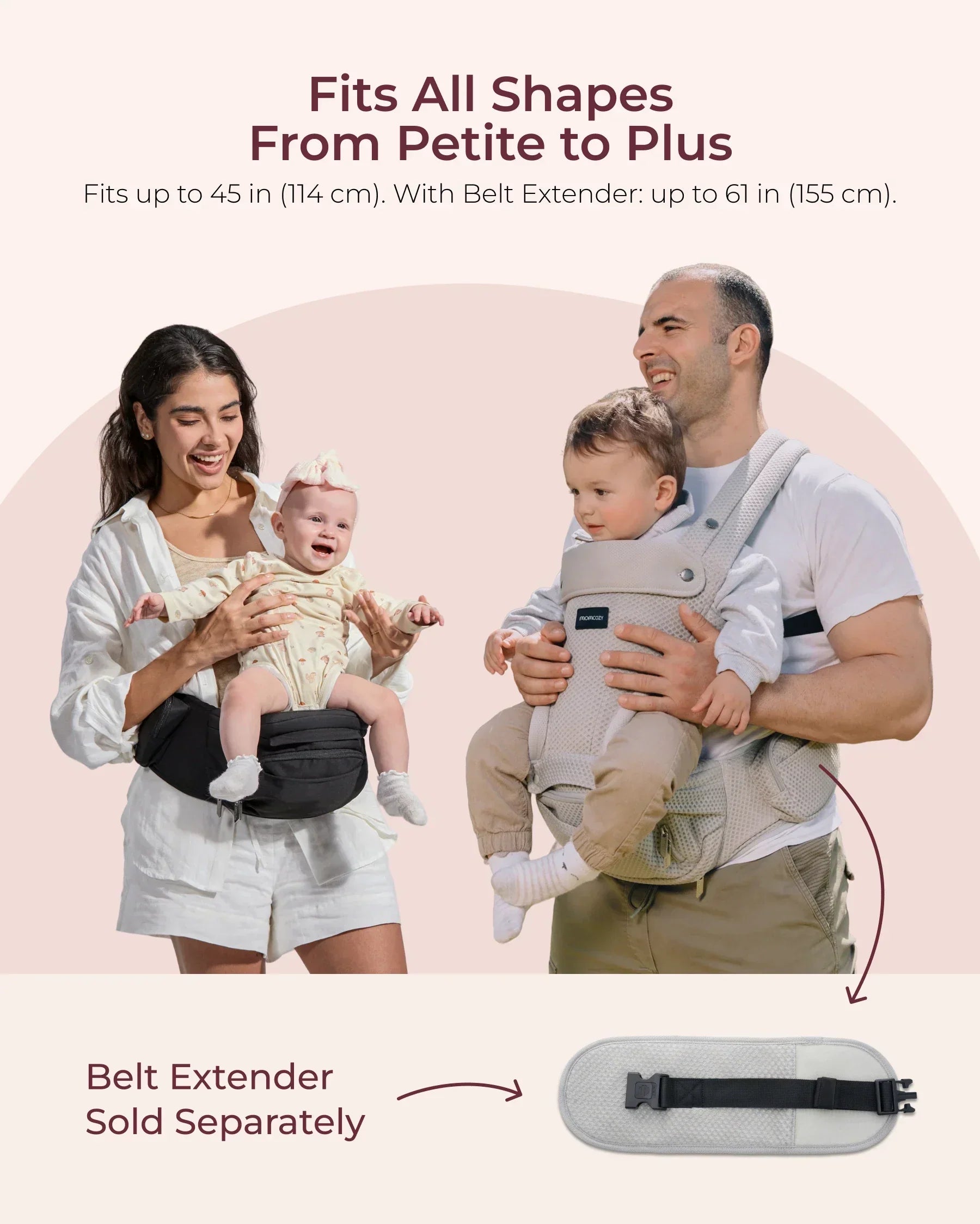 Momcozy 2-in-1 Nosidełko Biodrowe