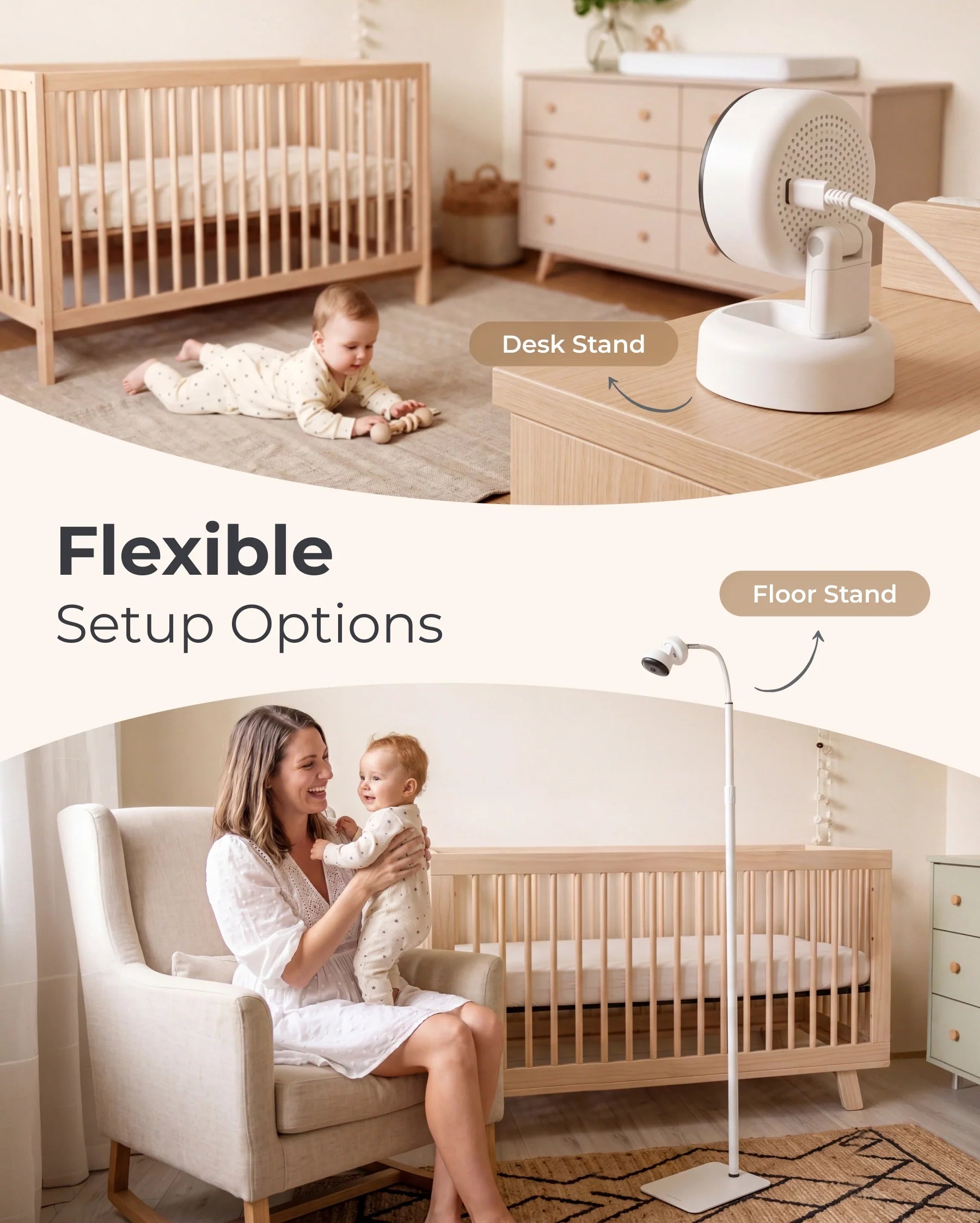 Momcozy Contact-Free Smart Baby Monitor (BM08)