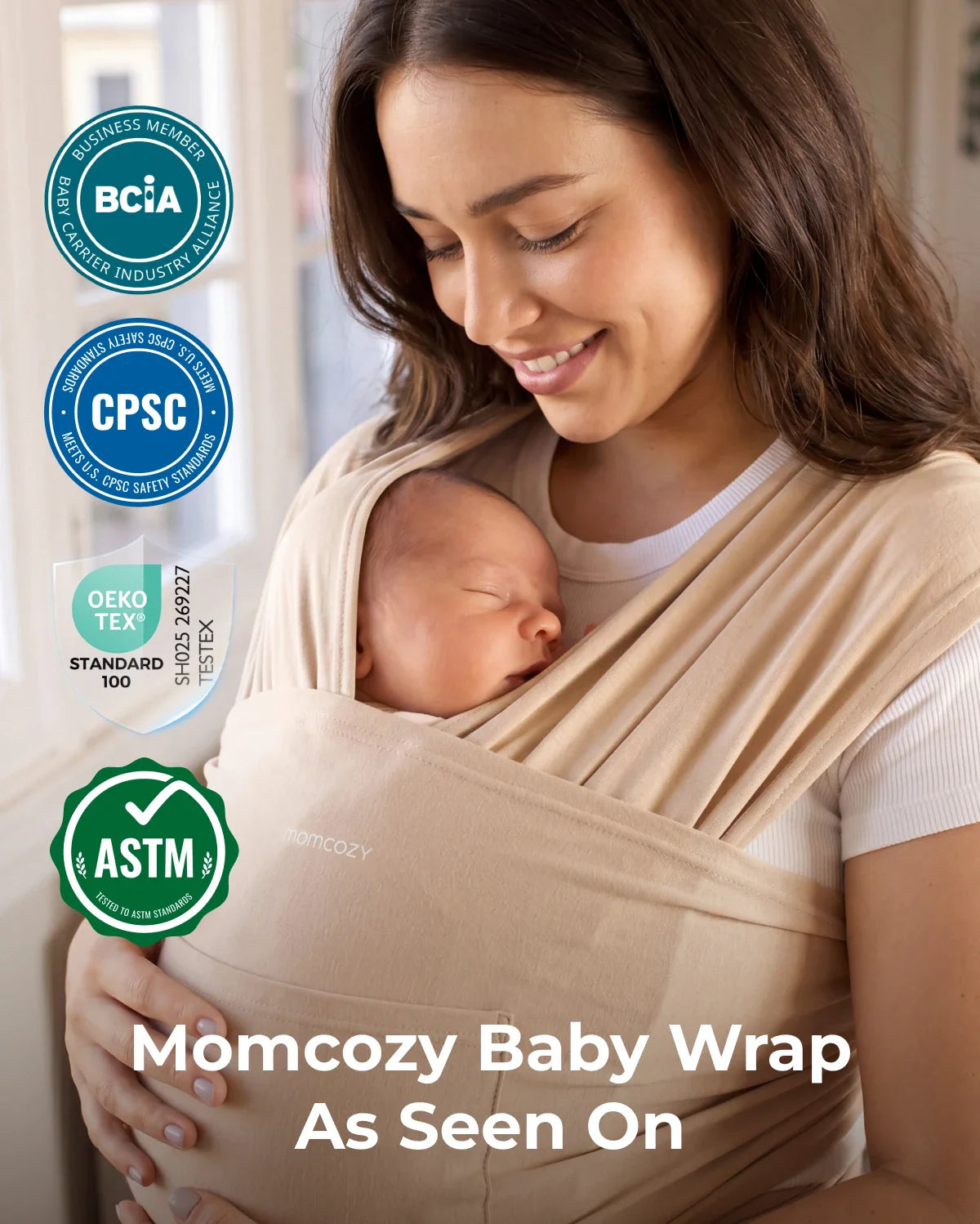 Fácil de llevar con las manos libres - Portabebés Wrap