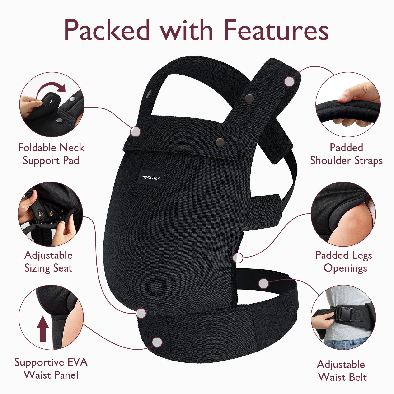 Momcozy PureHug Nosidełko dla Dzieci - Ekskluzywna Oferta