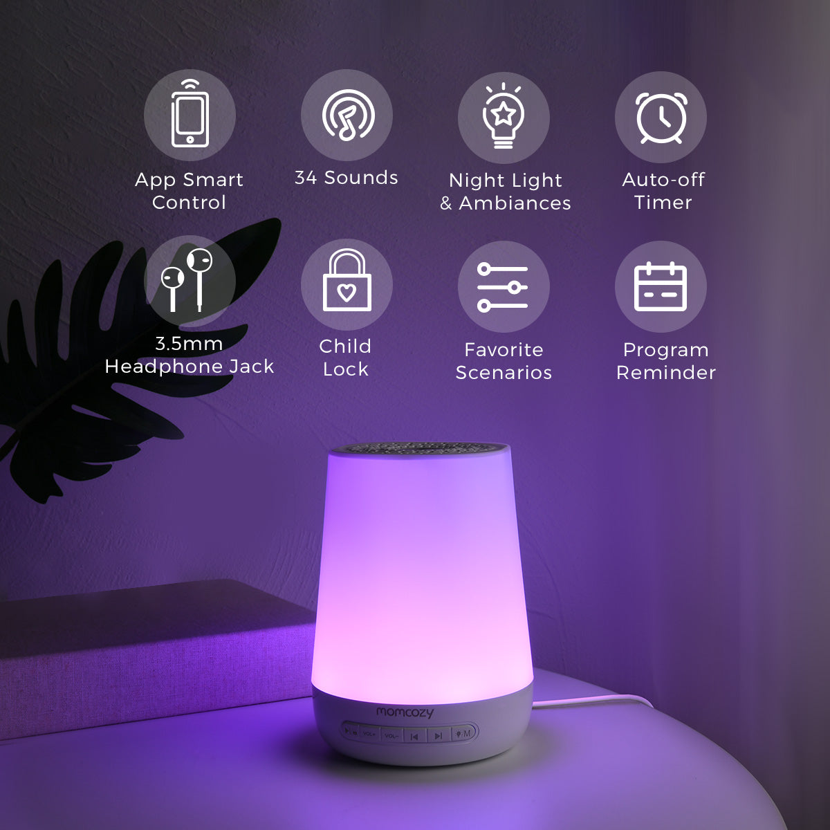 Smart Baby Sound Machine - App Remote Control
