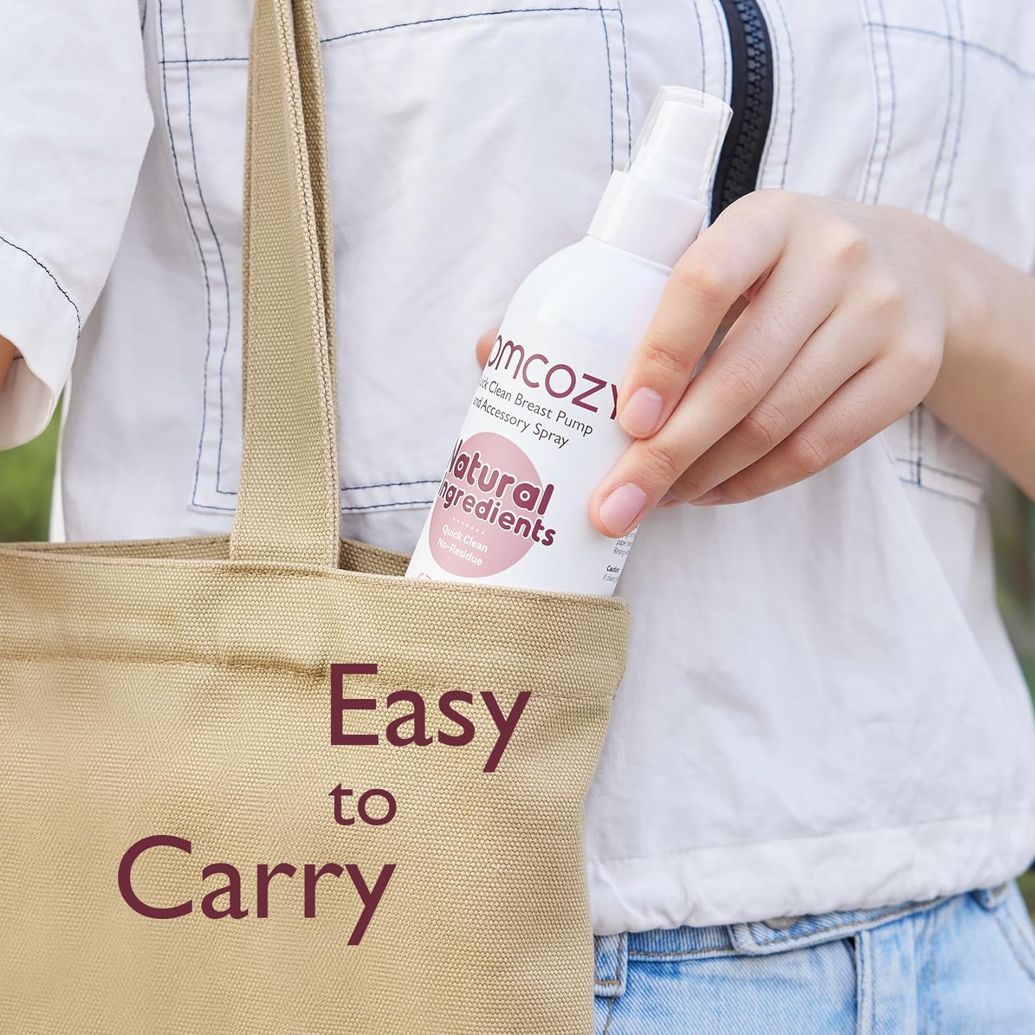 Spray de nettoyeur de pompe à lait Momcozy Portable Momcozy