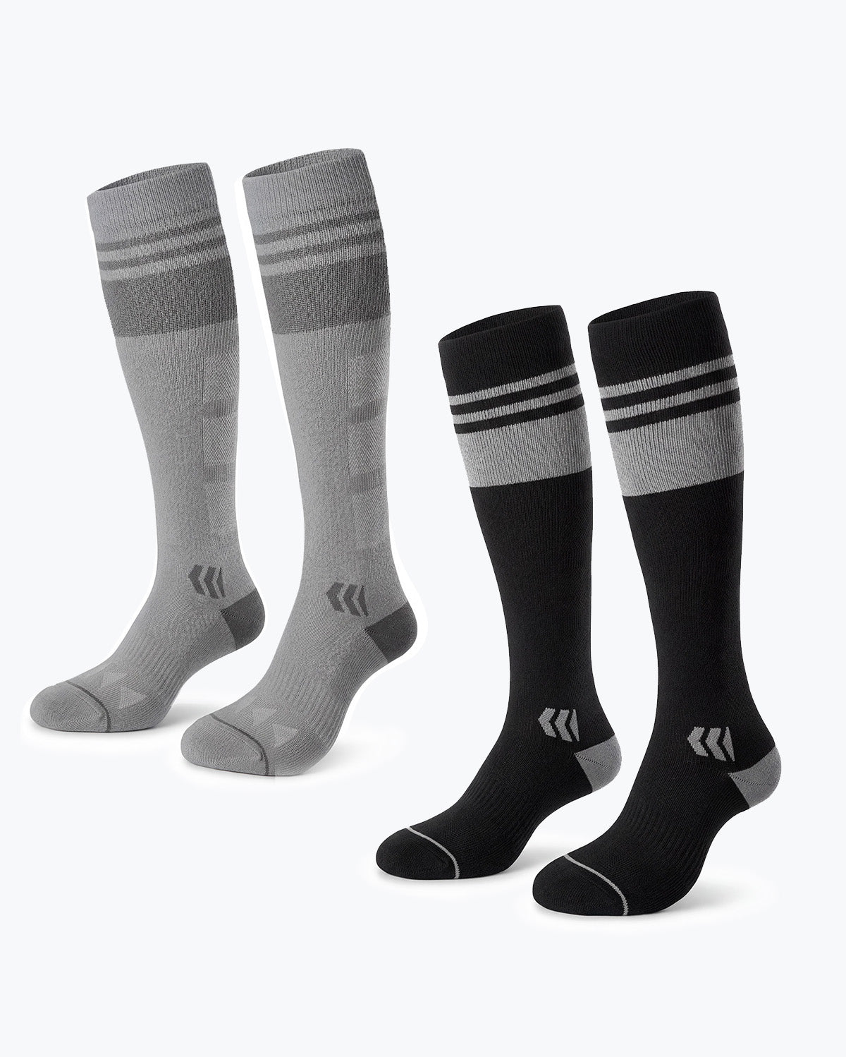 Momcozy Wide Calf Compression Socks 20-30mmHg for Sports 2 Pairs