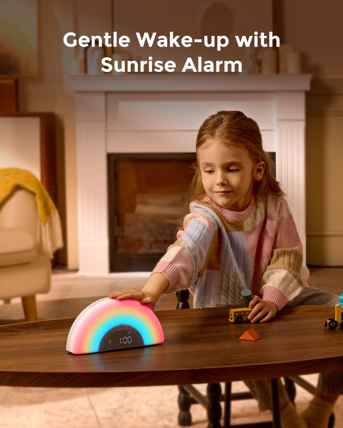 DreamSync™ Máquina de sonido inteligente para bebés - Luz arcoíris y control por app