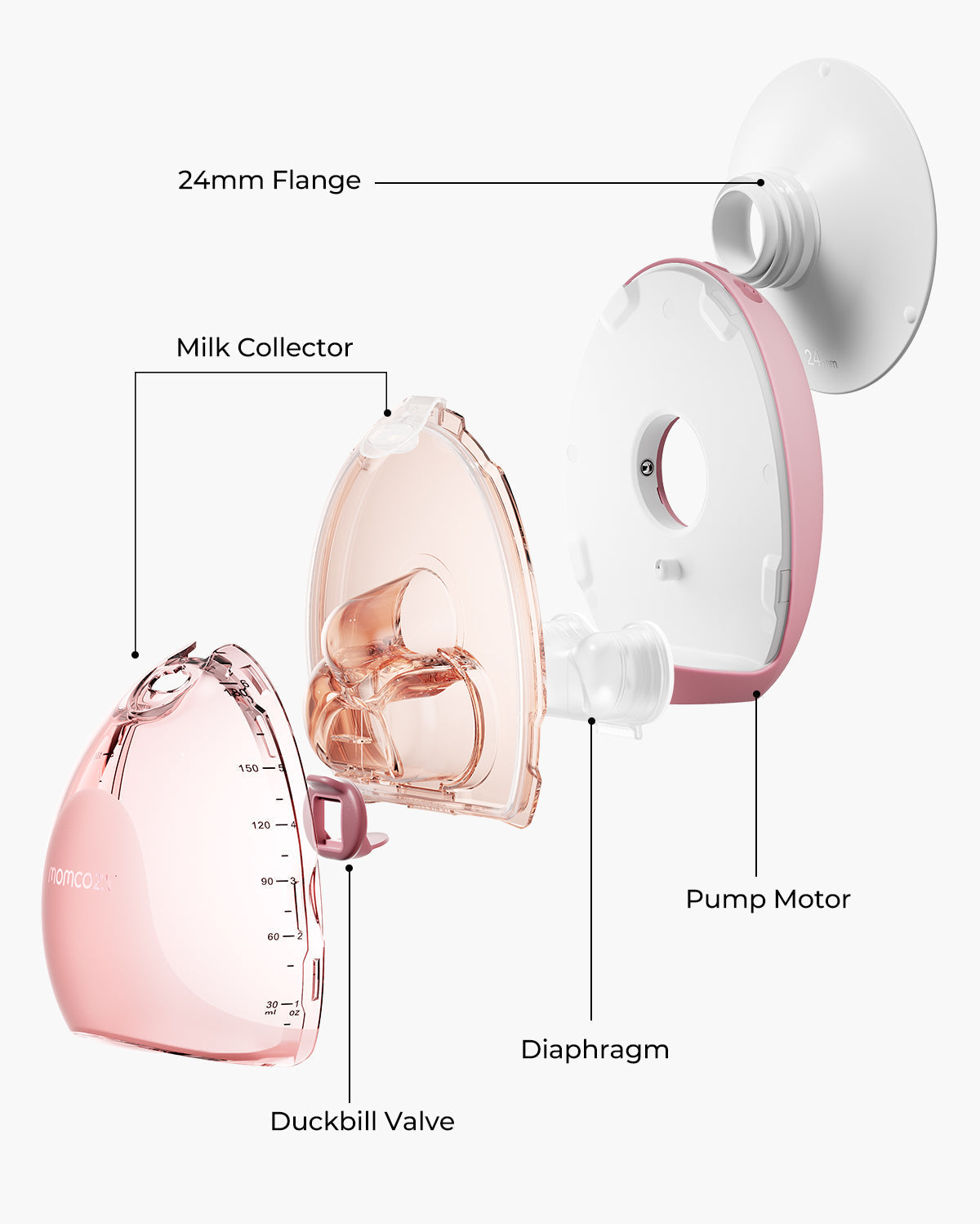 Momcozy Slim Breast Pump Accessories - US