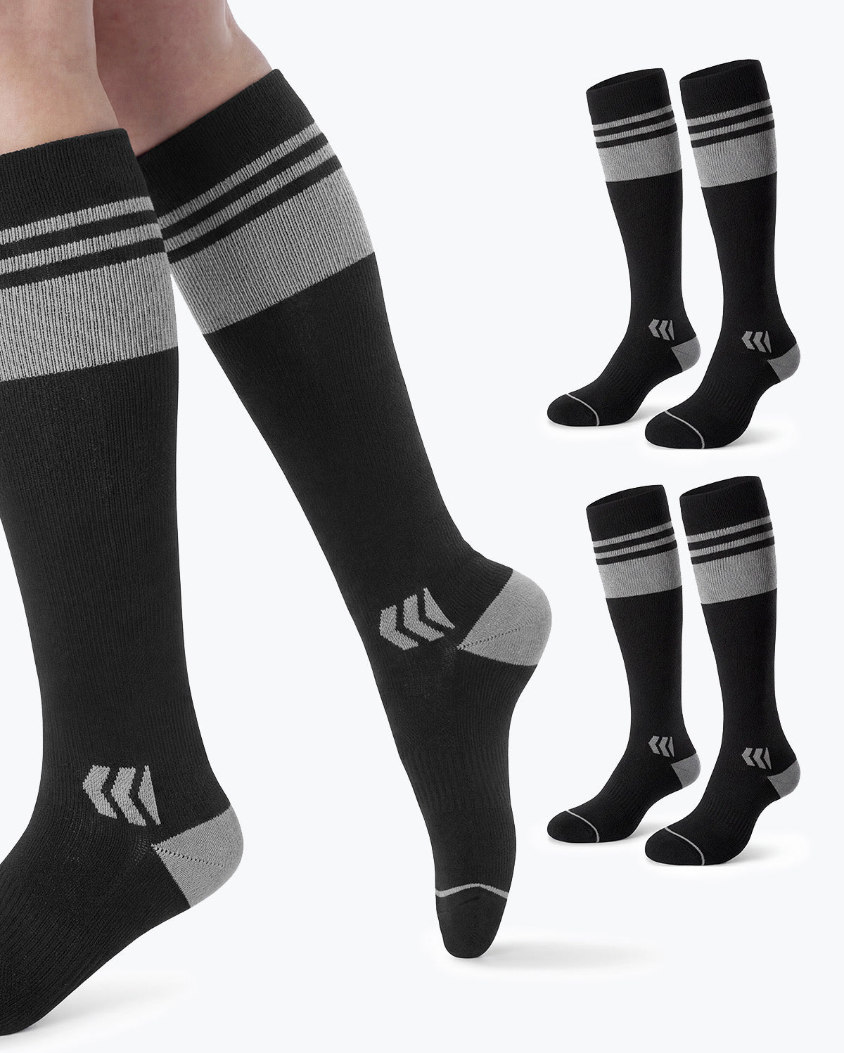 Momcozy Wide Calf Compression Socks 20-30mmHg for Sports 2 Pairs