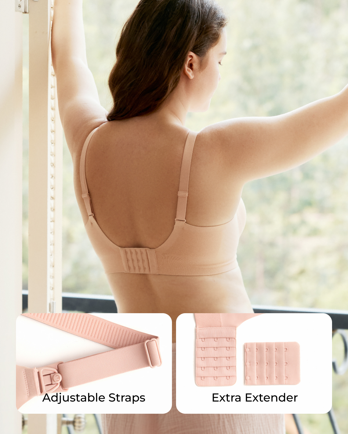 Soutien-gorge d’allaitement CoolFit Momcozy – Ultra extensible