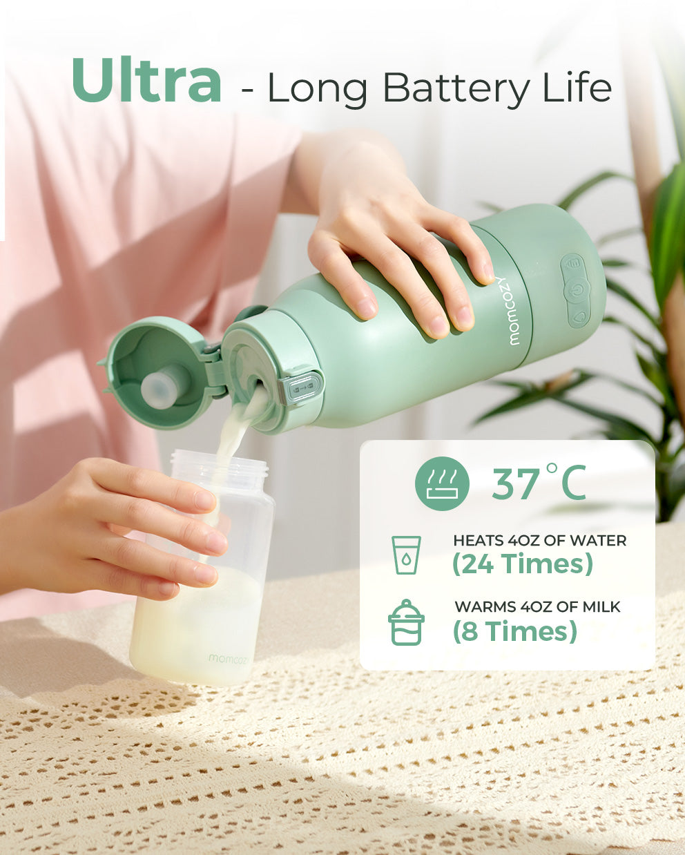 Superfast Portable Baby Bottle Warmer for Travel