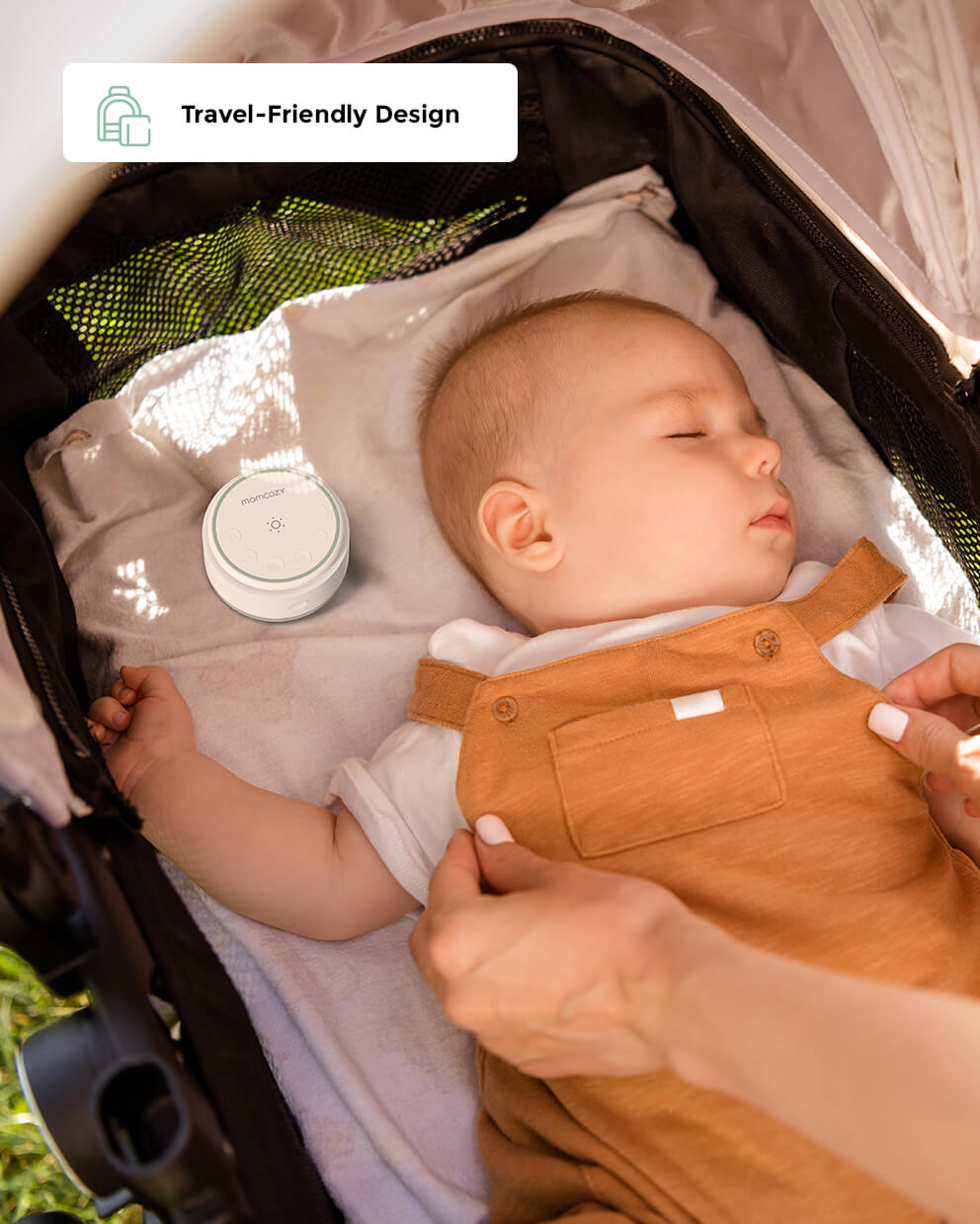 Machine sonore portable pour bébé Momcozy – Bruit blanc, Longue durée de batterie