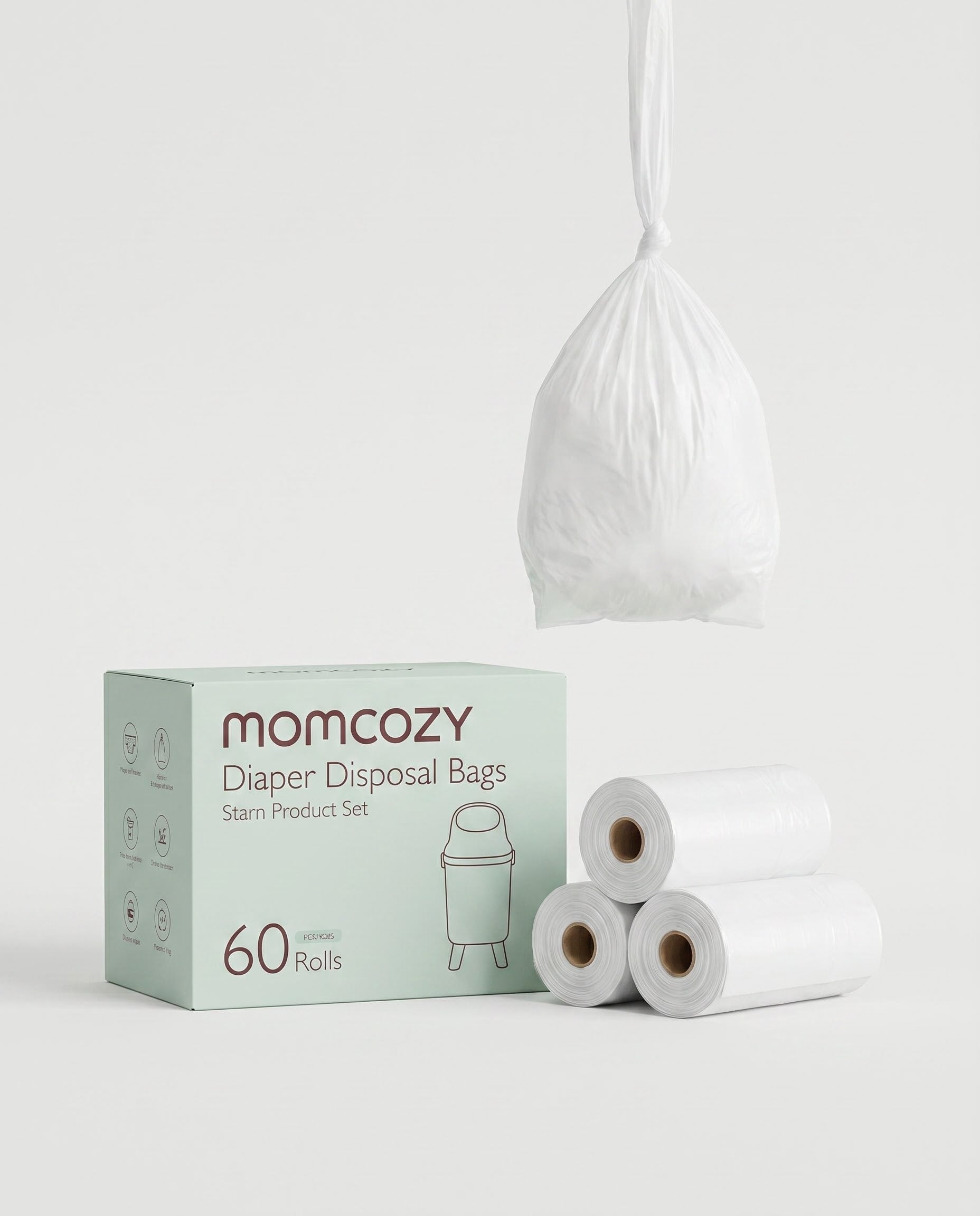 Momcozy Triple-Seal Diaper Pail
