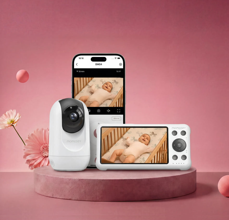 Momcozy 5-Inch Dual-mode Smart Baby Monitor-BM04