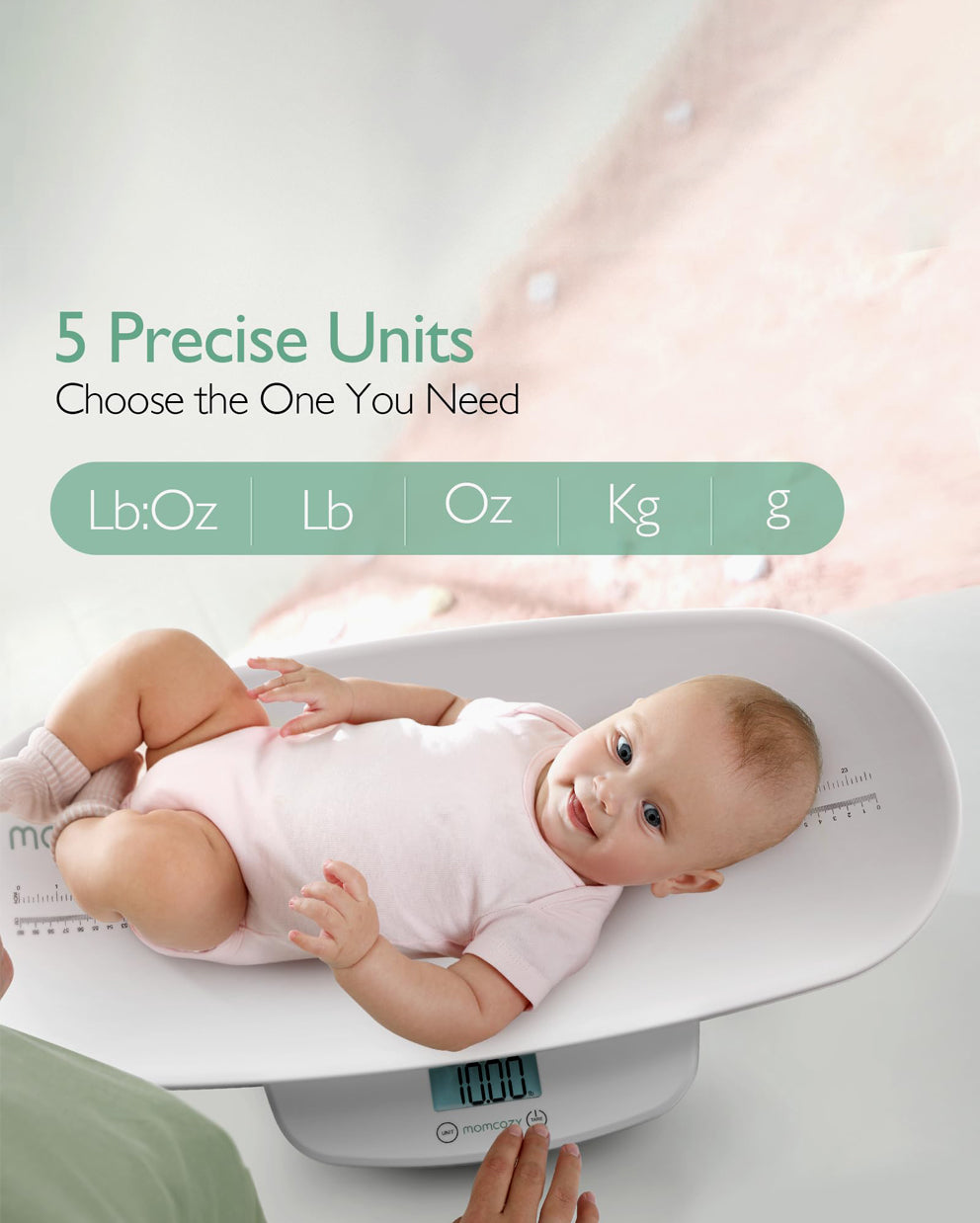 MOMCOZY Multifunktions -Baby -Skala - Gewichts- und Höhenmessung