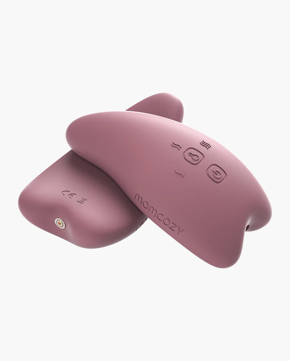 Double 2-in-1 Wärmender & vibrierender Brustmassager