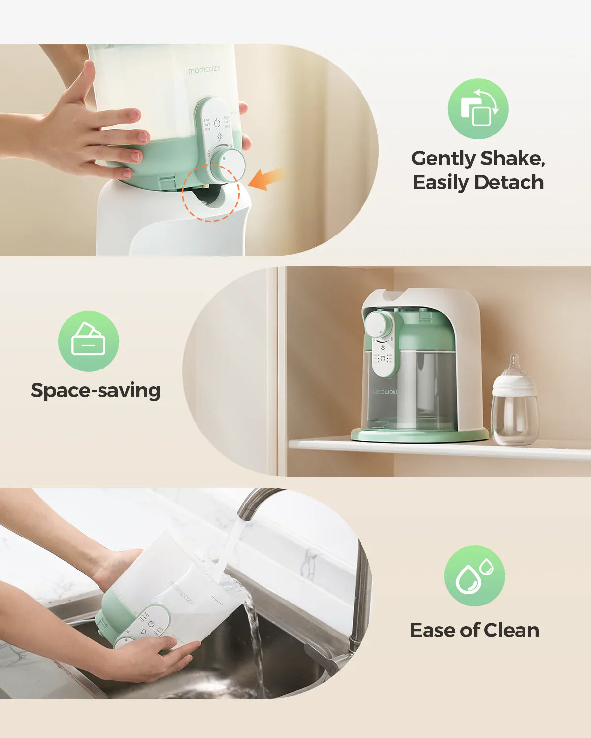 Momcozy Milchpulver-Spender Instant-Milchmodulator