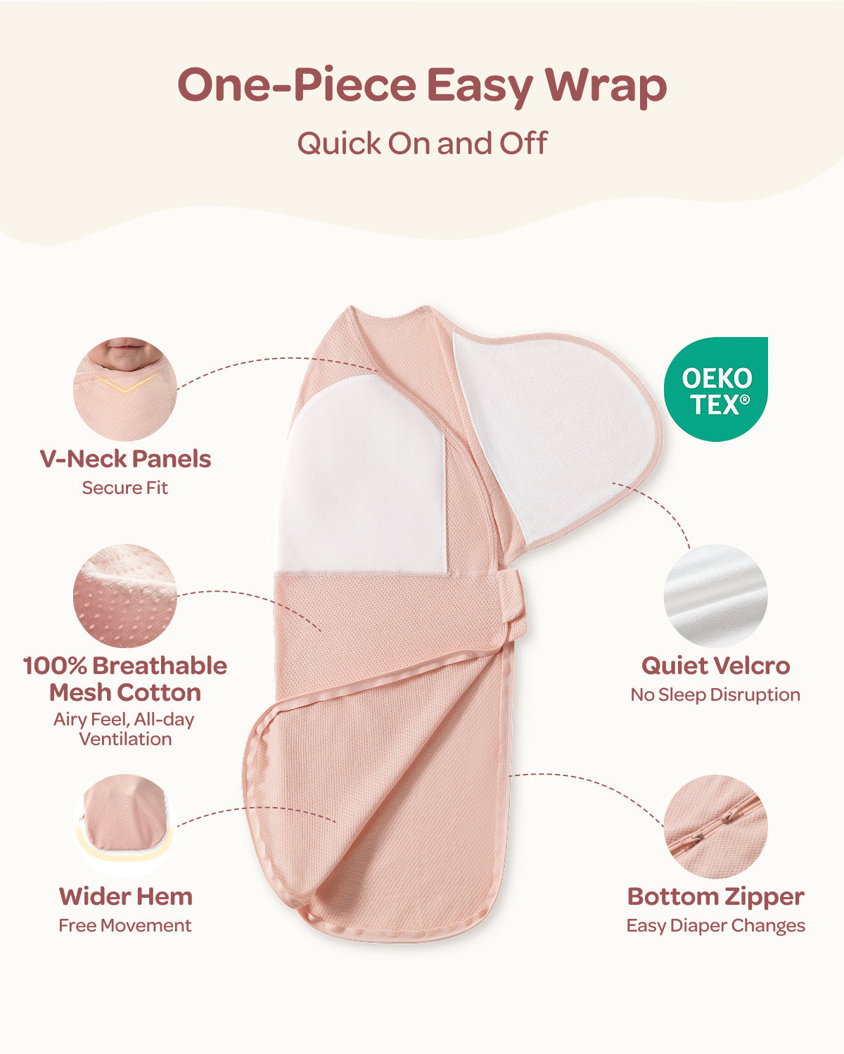 Mapas de bebé Momcozy Muslin Swaddle, 4 paquete