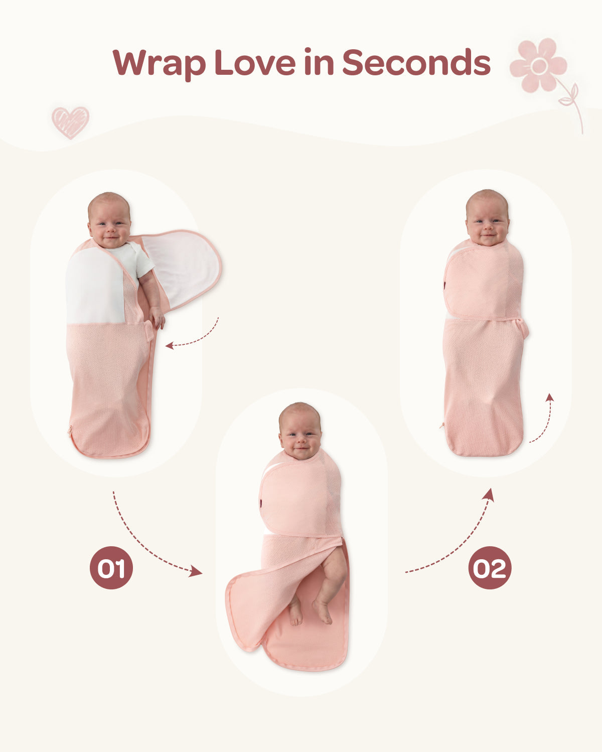 Mapas de bebé Momcozy Muslin Swaddle, 4 paquete