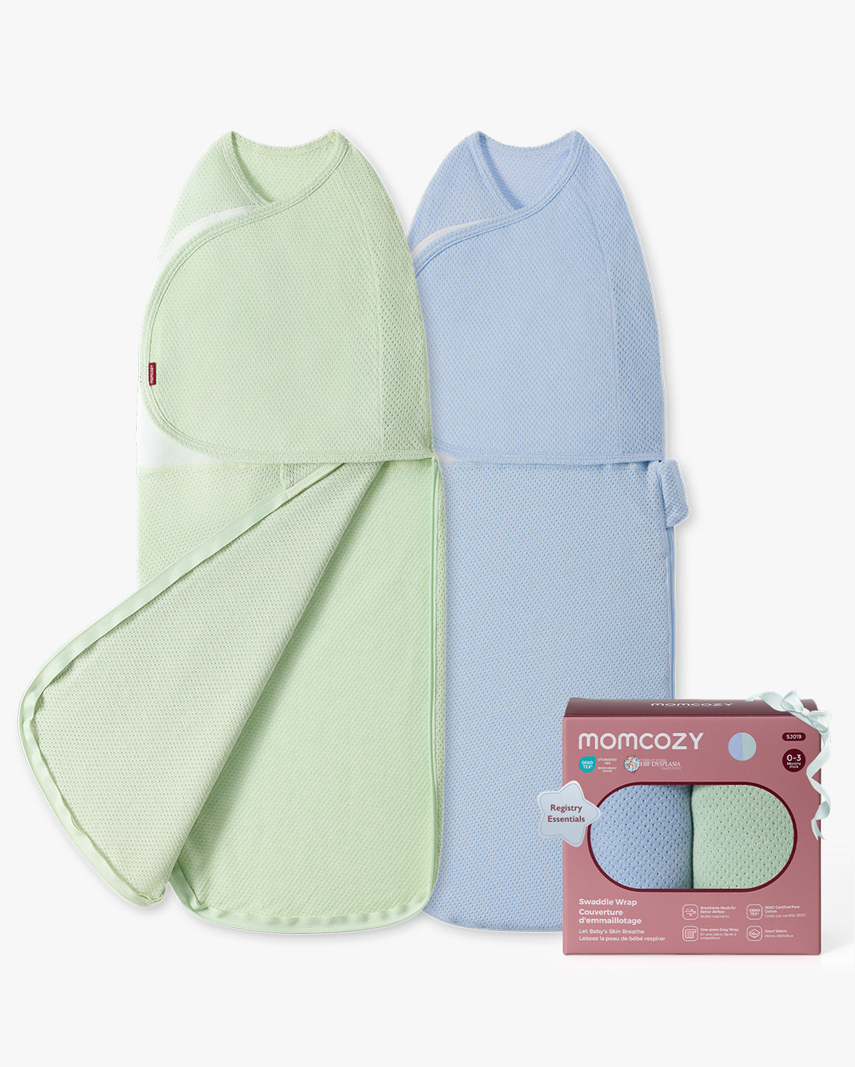 Mapas de bebé Momcozy Muslin Swaddle, 4 paquete