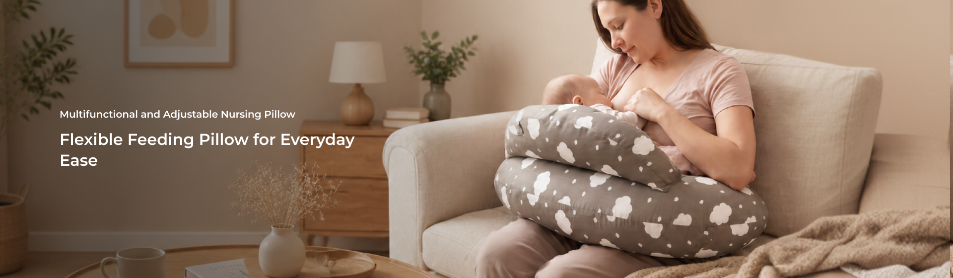 Flexible Feeding Pillow for Everyday Ease