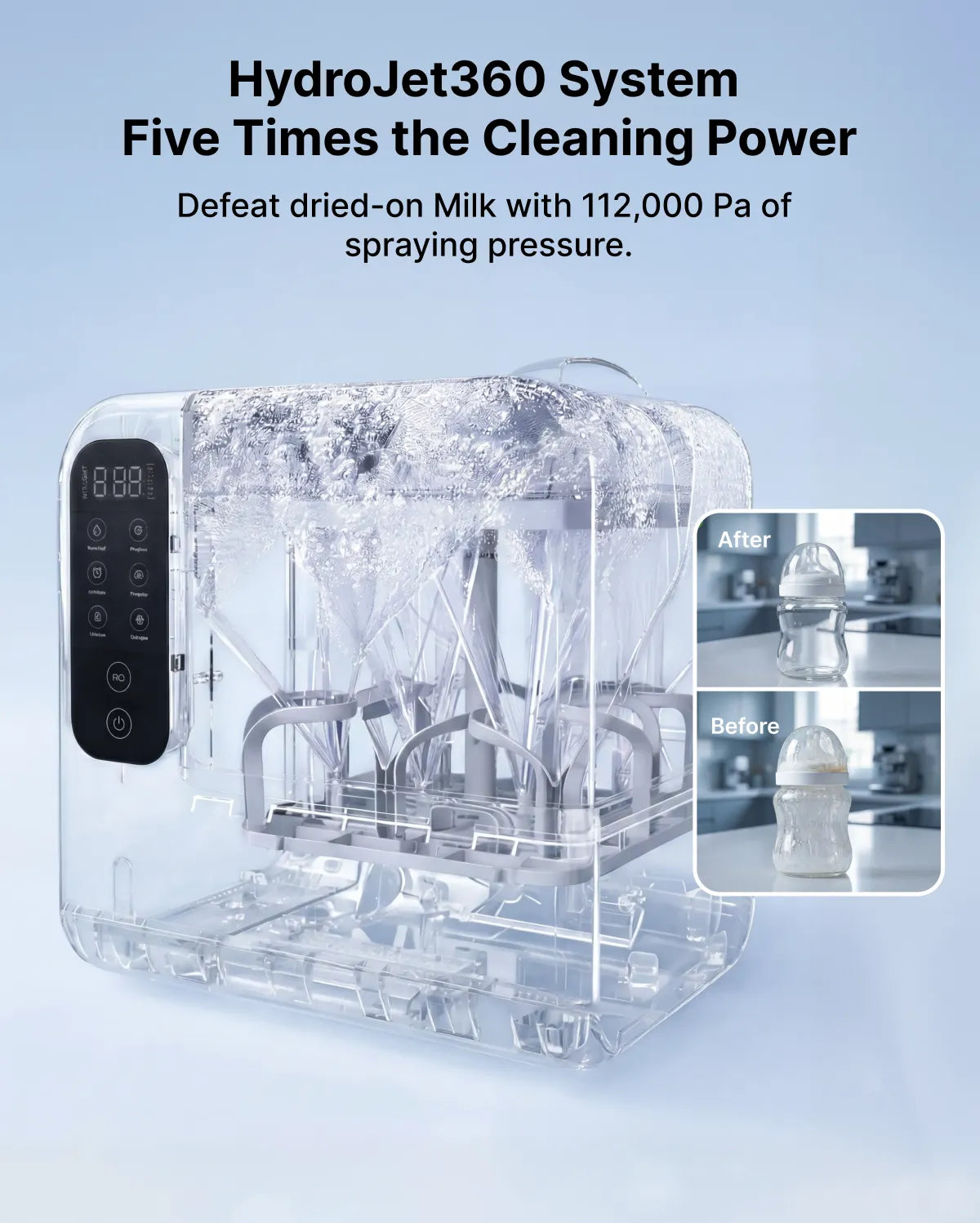 Momcozy DeepClean Baby Bottle Washer (D8)