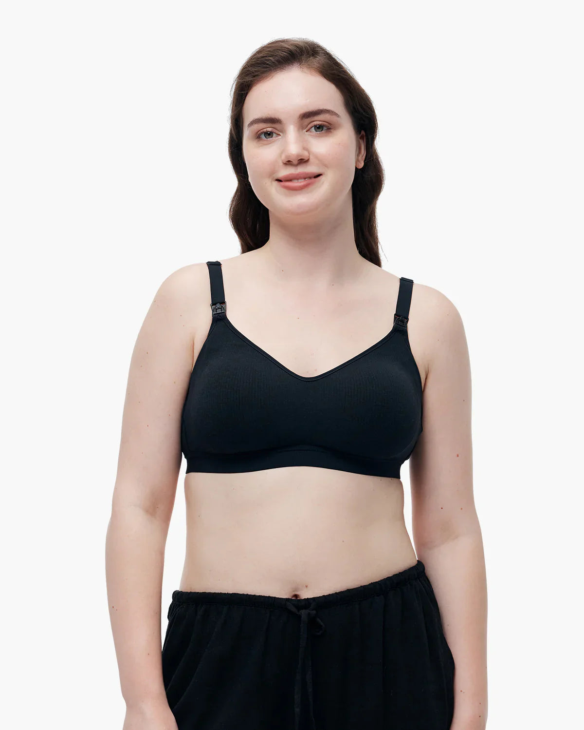 Soutien-gorge de tirage sans fil et sans coutures en tissu Tencel™ Momcozy