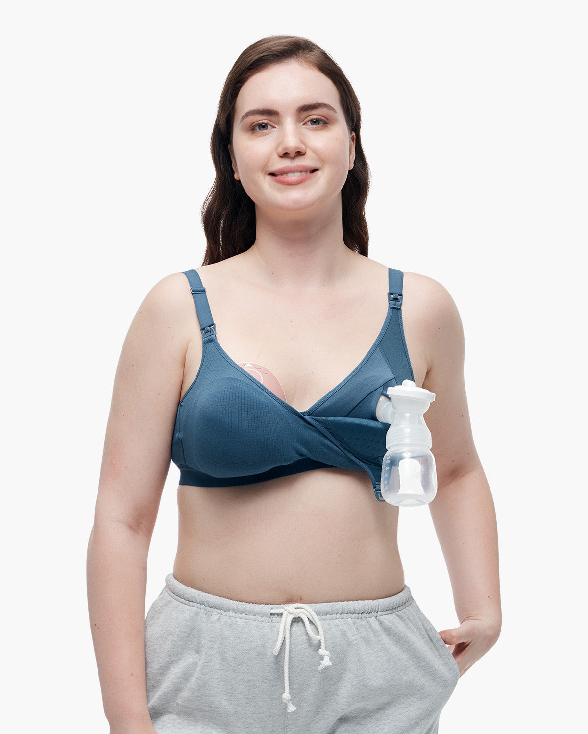 Soutien-gorge de tirage sans fil et sans coutures en tissu Tencel™ Momcozy