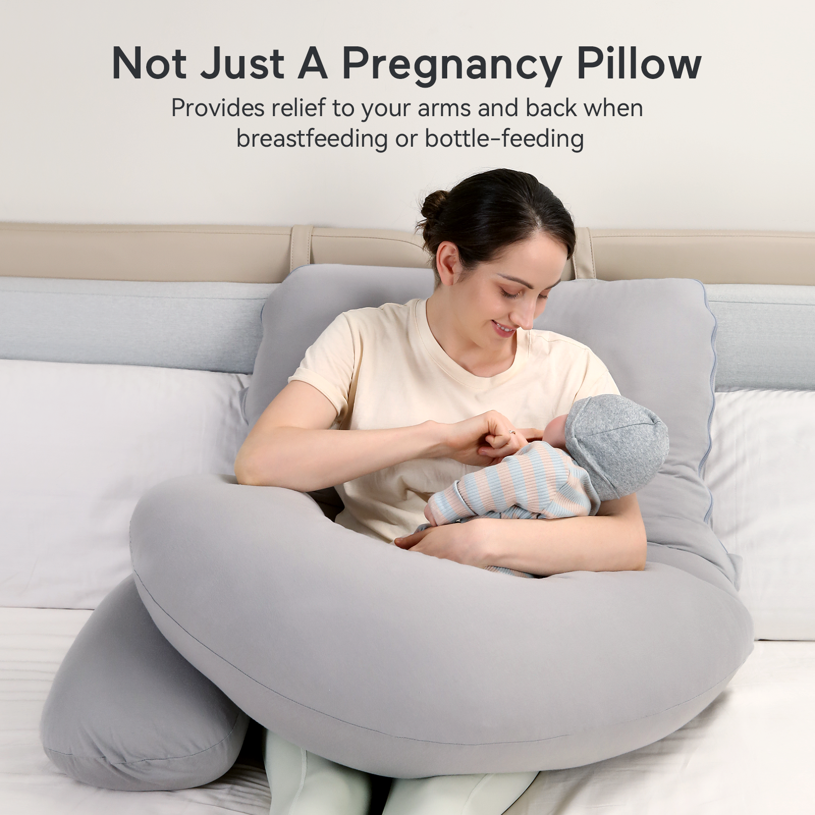 Huggable - Almohada Corporal de Maternidad en Forma de U