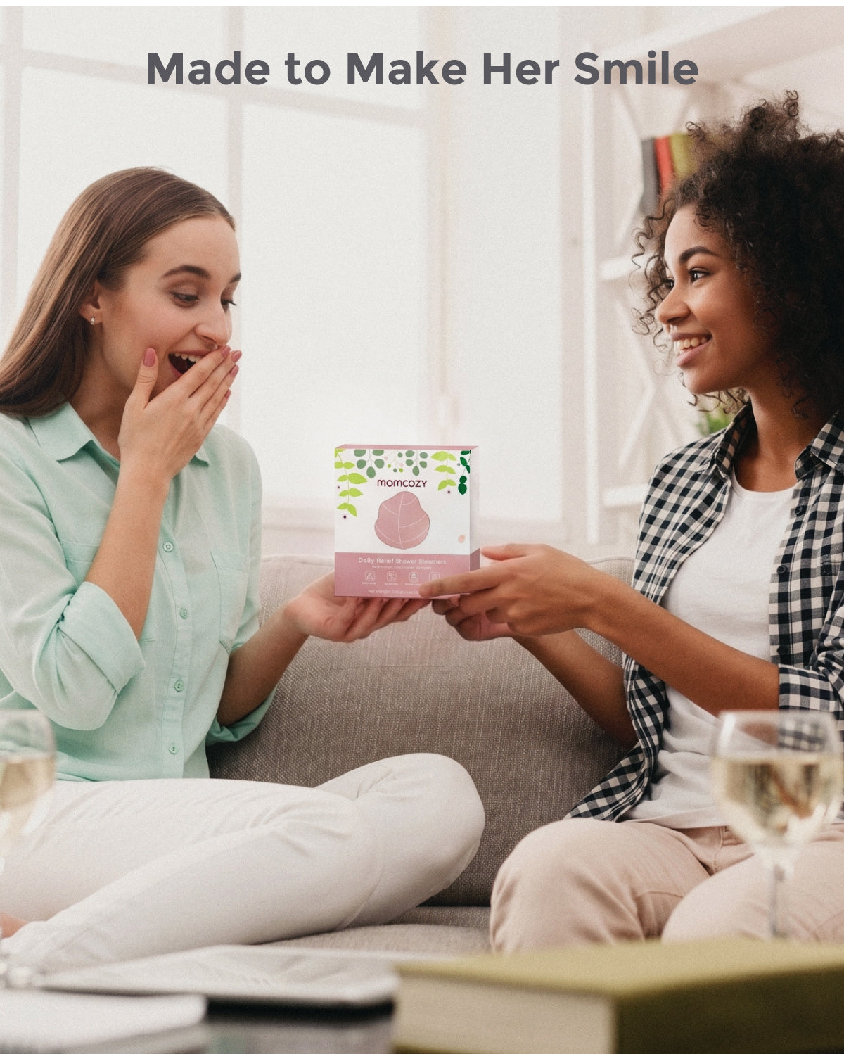 Momcozy Pastilles de Douche Menthe & Eucalyptus (14 pièces)