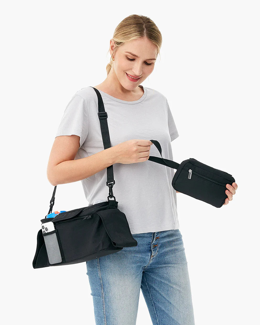 Momcozy Stroller Organizer - All-in-One Cup Holder & Pet Strollers