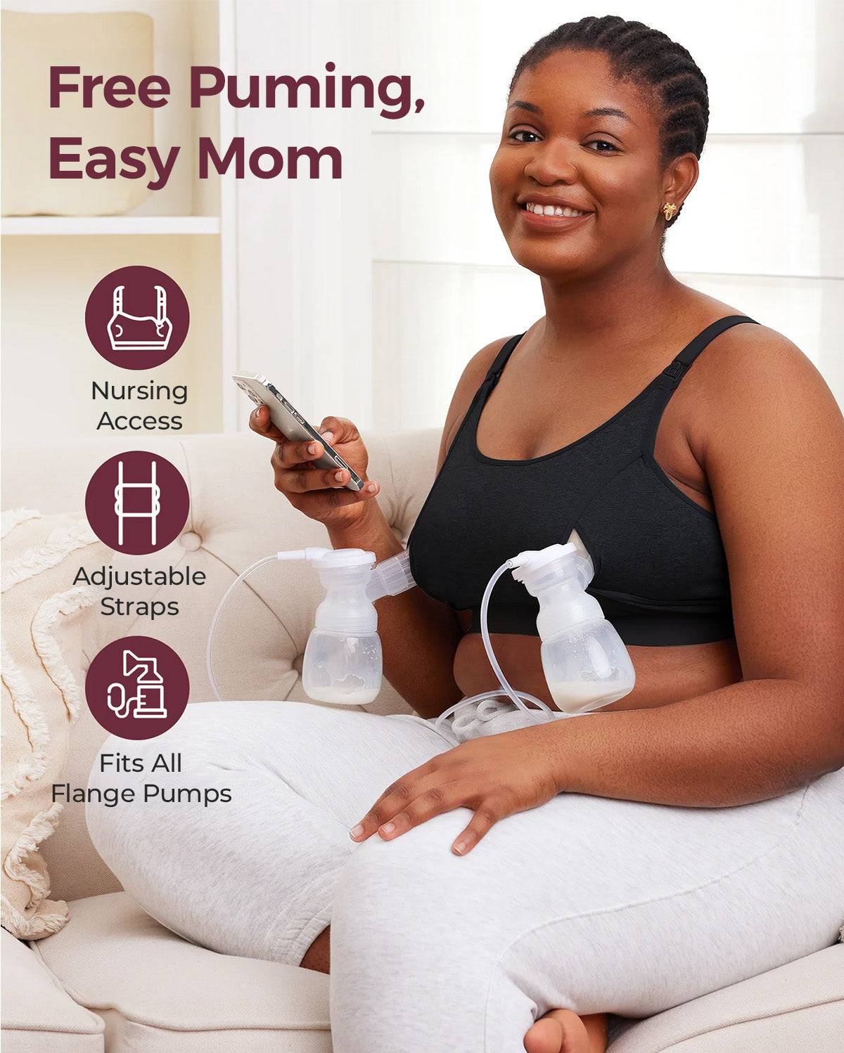 The Original: Our Basic Pumping Bra - YN08