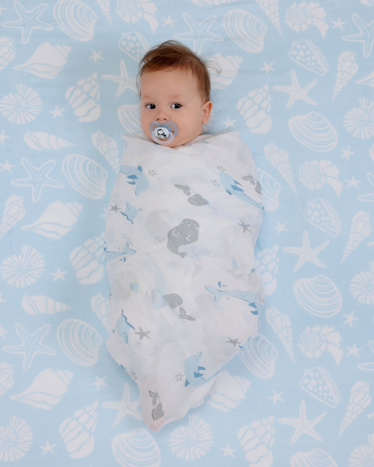 Momcozy Soiltness Smouddle Couvertures - Fleur violette (2 pack)