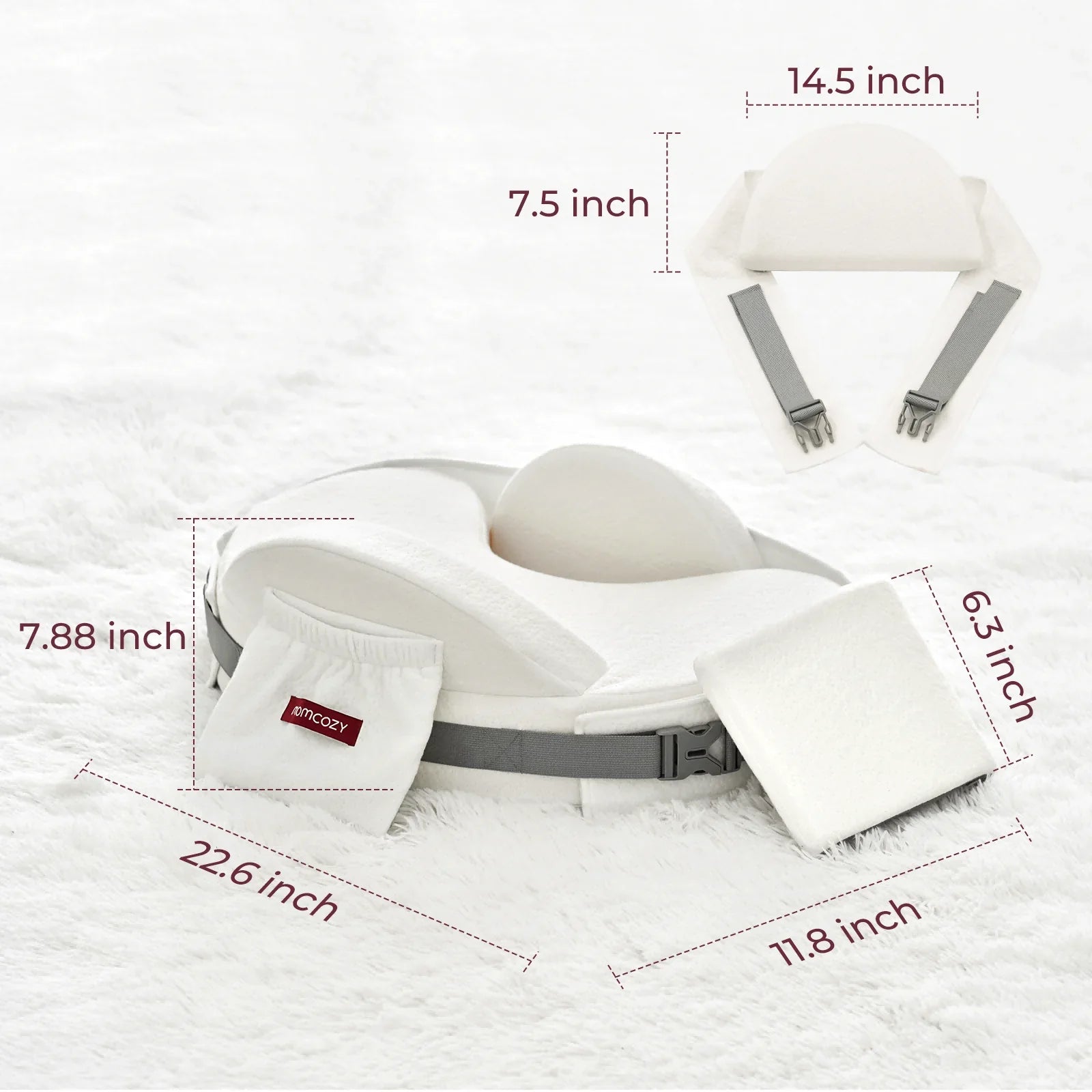Momcozy Memory Foam Nursing Pillow