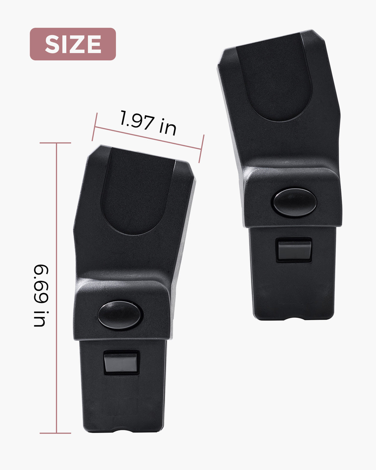 Adaptador de silla de coche para el cochecito de bebé Momcozy ChangeGo